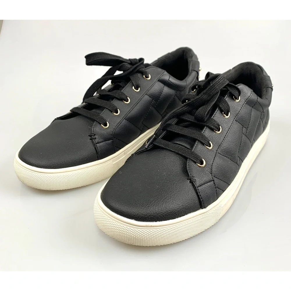 Kurt Geiger Ludo Quilted Sneaker Size 41.5 Black - Picture 7 of 11